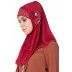 Jersey Instant Hijab - Red